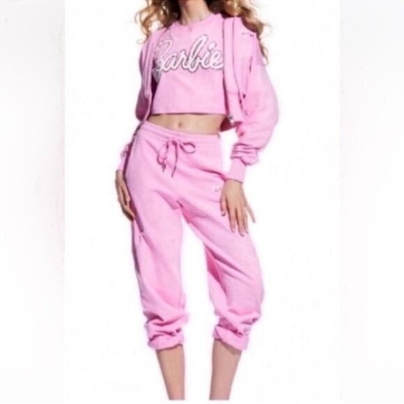 ZARA X BARBIE THE MOVIE WARNER BROS. JOGGERS  Size small - Picture 11 of 14